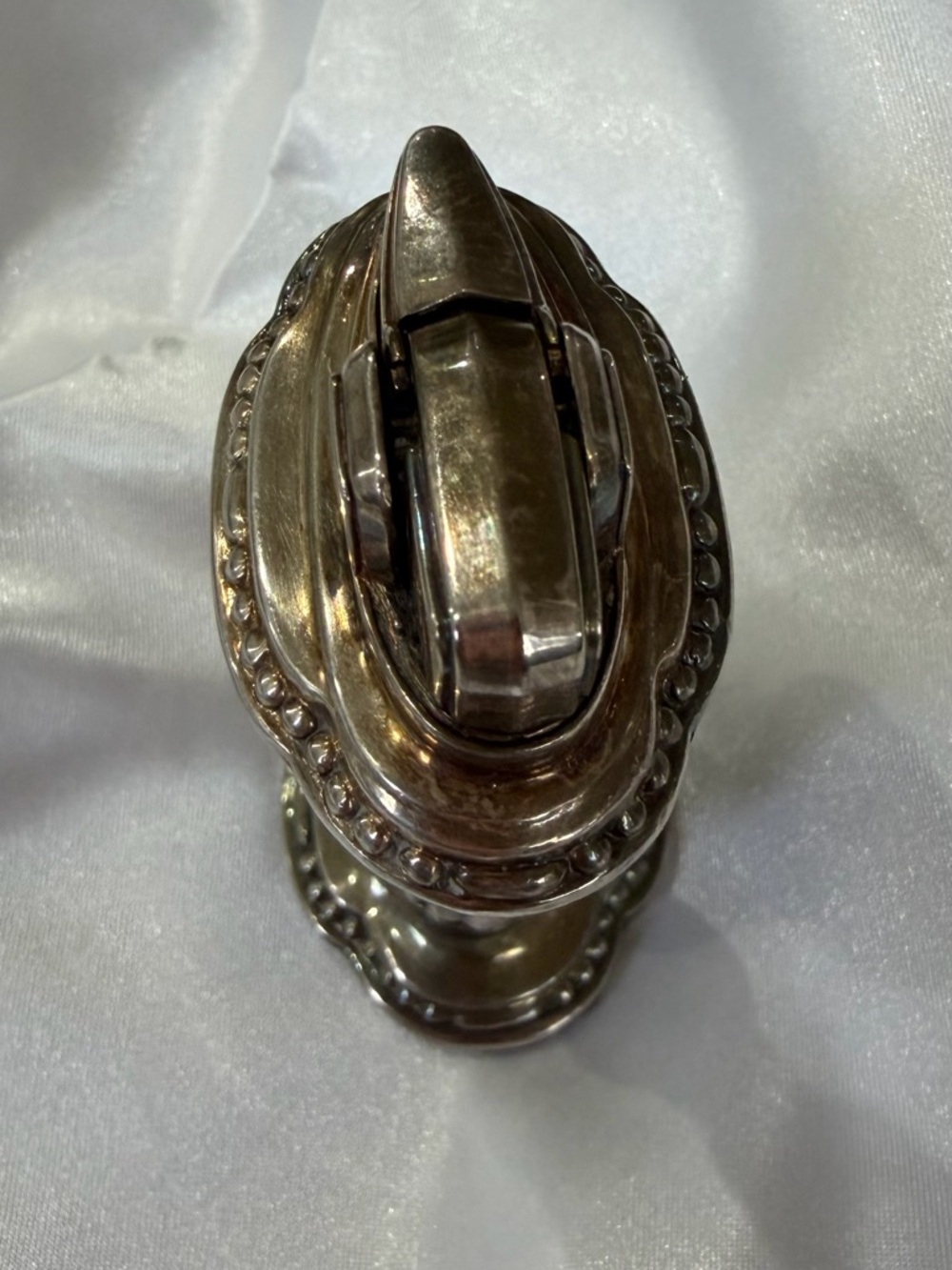 1 of 2, RARE-Vintage Silver Plate Ronson candle accessory,barware, as-is - Picture 3 of 4